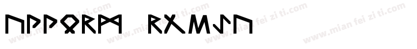 accent norma字体转换